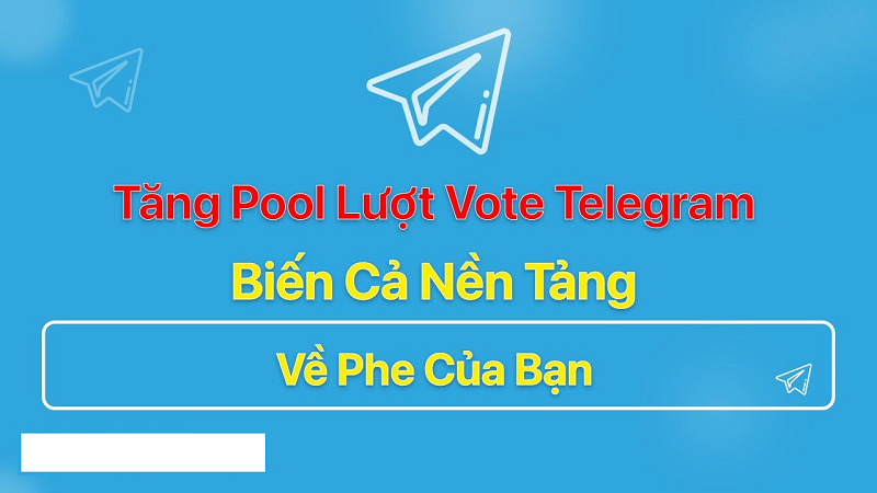 Cách tăng vote Poll Telegram
